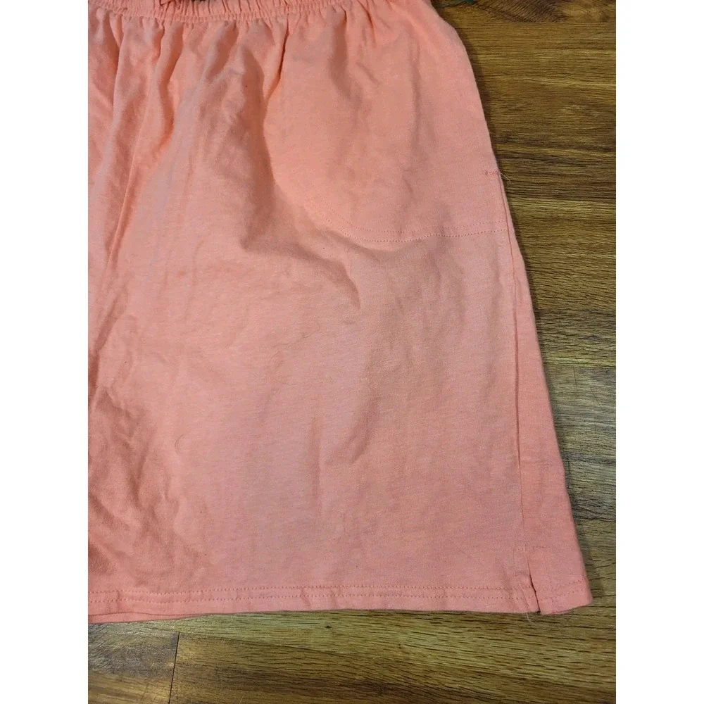 Vtge NWT 2000 Orange Size XL Pull‎ On Cotton Shorts Light Coral
